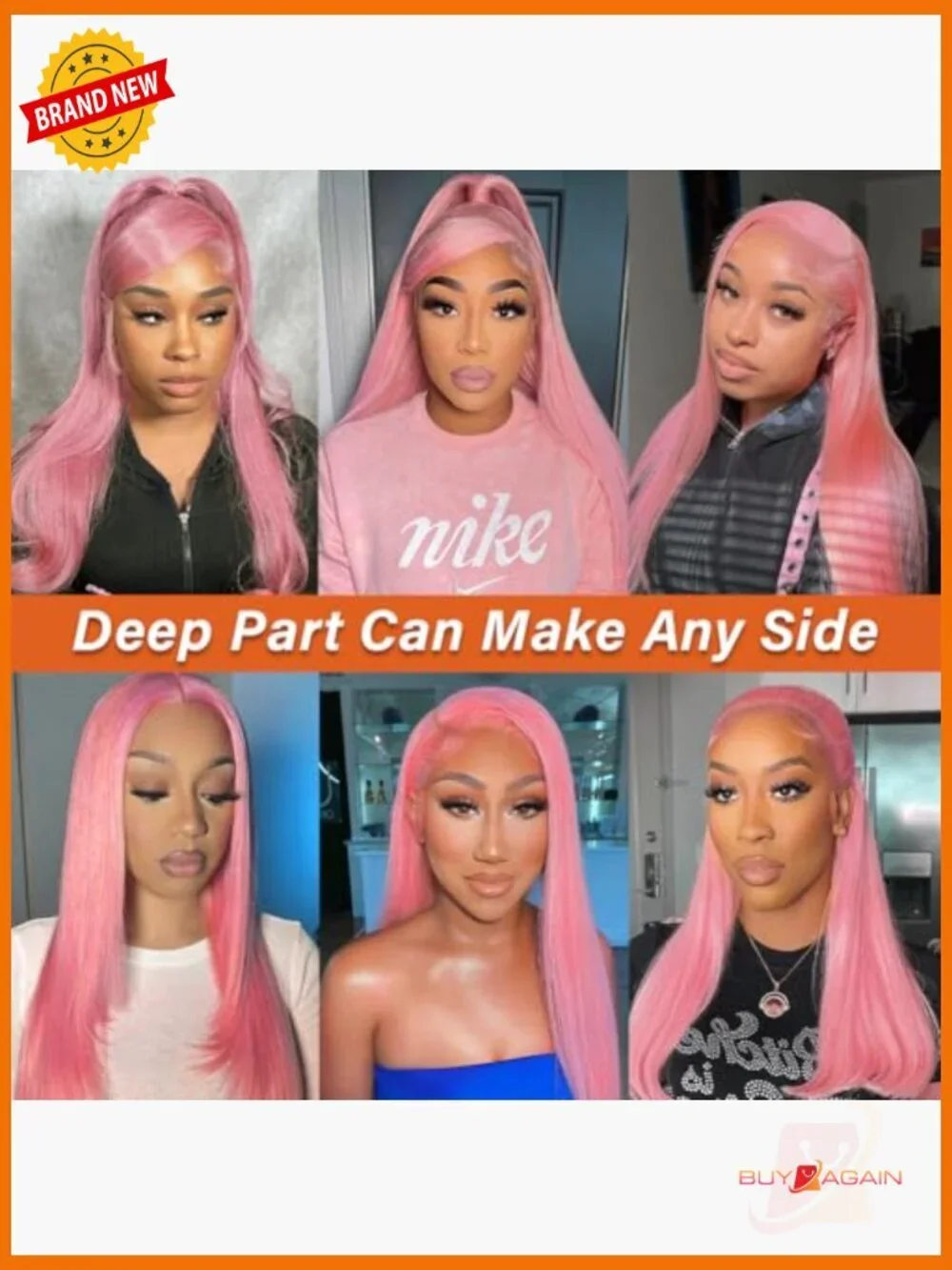 16inch Bob Wig Human Hair 13x4 Lace Front Wig 180% Density Pre Plucked Natural